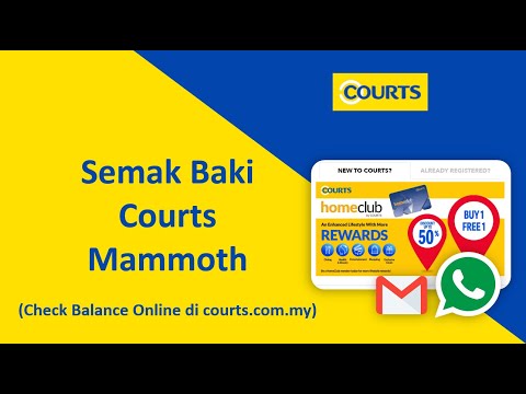 Semak Baki Hutang Courts Mammoth Online