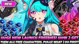 *HUGE NEW LAUNCH FREEBIES* How To Get Them All! Free Characters & Pulls Guide (Neverness To Everness