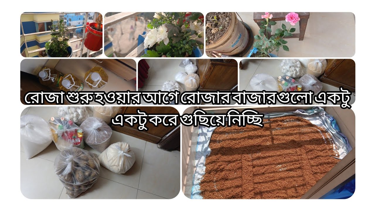 রোজা আসার আগ মুহূর্তে একটু একটু করে রোজার বাজারগুলো গুছিয়ে নিচ্ছি 🪷🪷