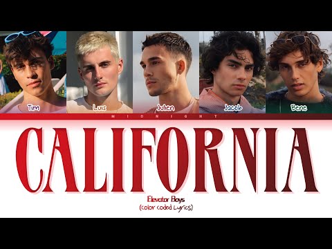 Elevator Boys California Color Coded Lyrics 