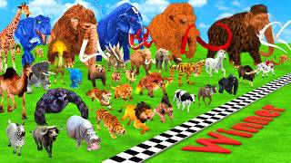 Ultimate Race 50 Wild Animals Speed Challenge: Which is the Fastest? Animal Revolt Battle Simulator screenshot 5
