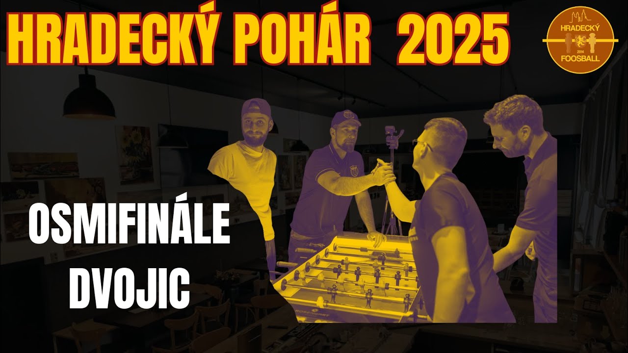 HRADECKÝ POHÁR 2025 - OSMIFINÁLE TURNAJE DVOJIC