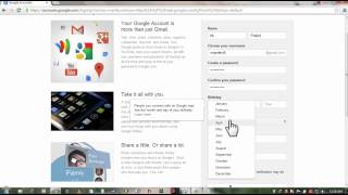 How to Create Gmail Account 2013