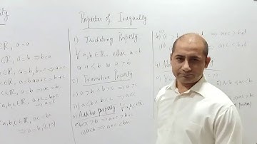 Properties of Equality and Inequality of Real Numbers, Chapter 1, Lecture 4, First Year Mathematics