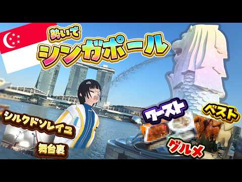 ノリでシンガポール行ってみたVtuberのVlog！！【グルメ シルクドソレイユ】