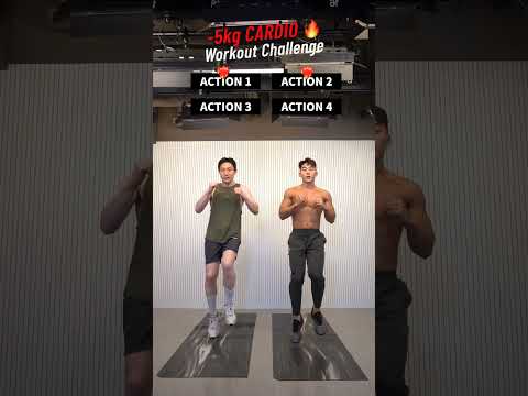 -5kg | 땀 미친듯이 오는 체지방 폭파 챌린지💦 CARDIO CHALLANGE!🔥