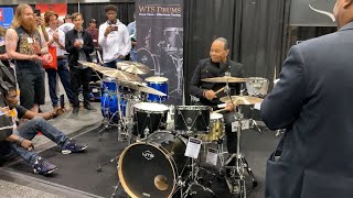 Sugarfoot performs on the WTS drums at NAMM 2022!