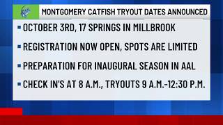 Full Montgomery Catfish tryout dates announced Guide