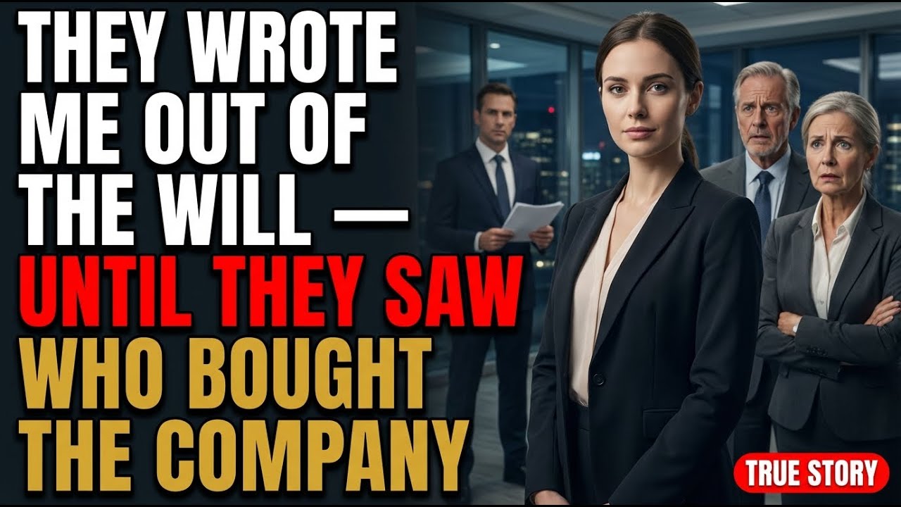 They Wrote Me Out of the Will — Until They Saw Who Bought the Company