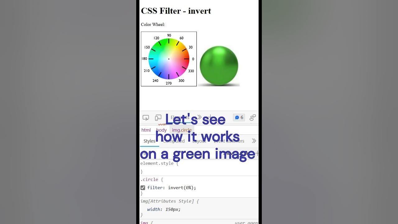 Invert Colors Using CSS