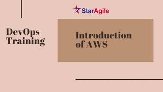 DevOps Certification Training | Introduction of AWS Cloud computing | StarAgile