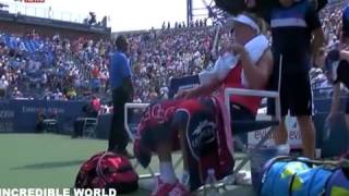 American Tennis Player Coco Vandeweghe Completely Loses It On Court   US Open 2015VIDEO!!!