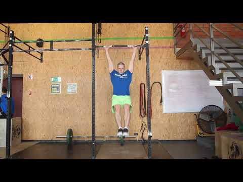 bodymaster : Подносы ног к перекладине киппингом