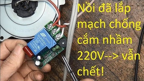 Sửa nồi Zojirushi NP-ZT18 cắm nhầm 220V