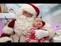 Funny Babies Reaction to Meeting Santa for the first time -  Cute Baby Videos