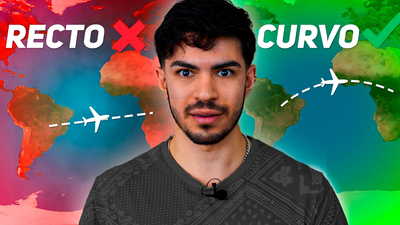 ¿Por qué los aviones no vuelan recto?