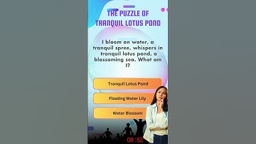 The Puzzle of Tranquil Lotus Pond : Can U Solve This Riddle? #challengeyourmind #mindgamesforkids