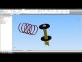 Tuto48 autodesk inventor modliser et animer un ressort lien pices