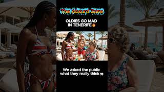EPIC FURY, OLDIES GO MAD IN TENERIFE #EpicFury#TrumpSpeech#BritishOldies#Tenerife#BeachReactions @TheAbsurdZone