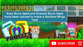 How To Make Rainbow Wing Growtopia Indonesia