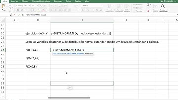 Distribución normal estándar (Parte 1) - Ejercicios resueltos Excel