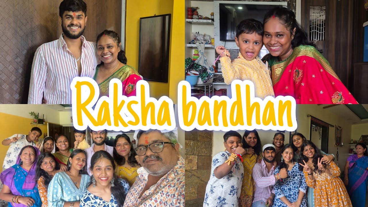 Ek rakhi ase be🥰rakhivlog #familyvlog 