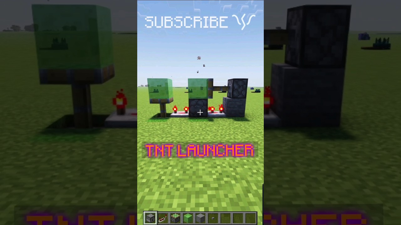 How to build a CHEAP AND EASY SLIME BLOCK TNT LAUNCHER | Redstone with PsiVolt 