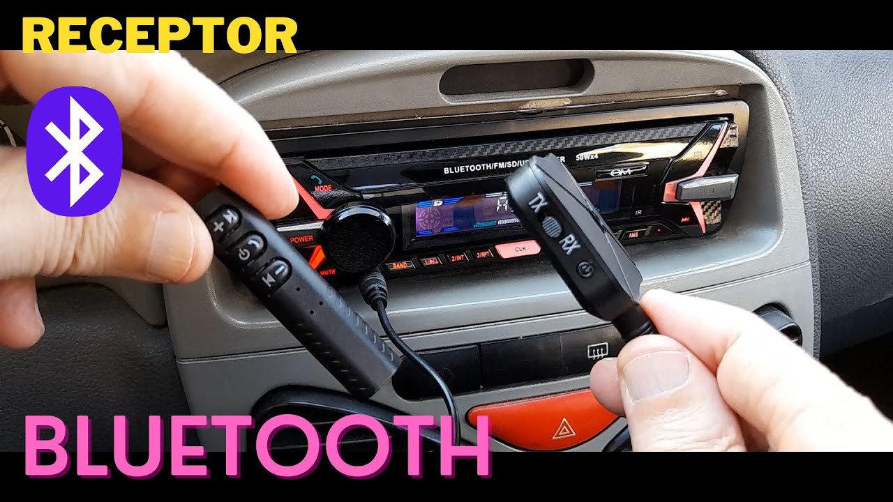 Como Ponerle Bluetooth a un Estéreo de Carro (Auto) y de Casa con Auxiliar  (AUX) Super Fácil 