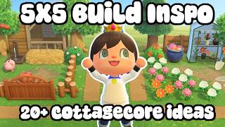 5x5 Cottagecore Builds To Help Fill Out YOUR Island! Animal Crossing New Horizons