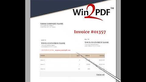 Preview of the Win2PDF Auto Rename Feature