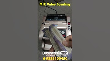 Marc Mix Value Cash Counting Machine Complete Demo