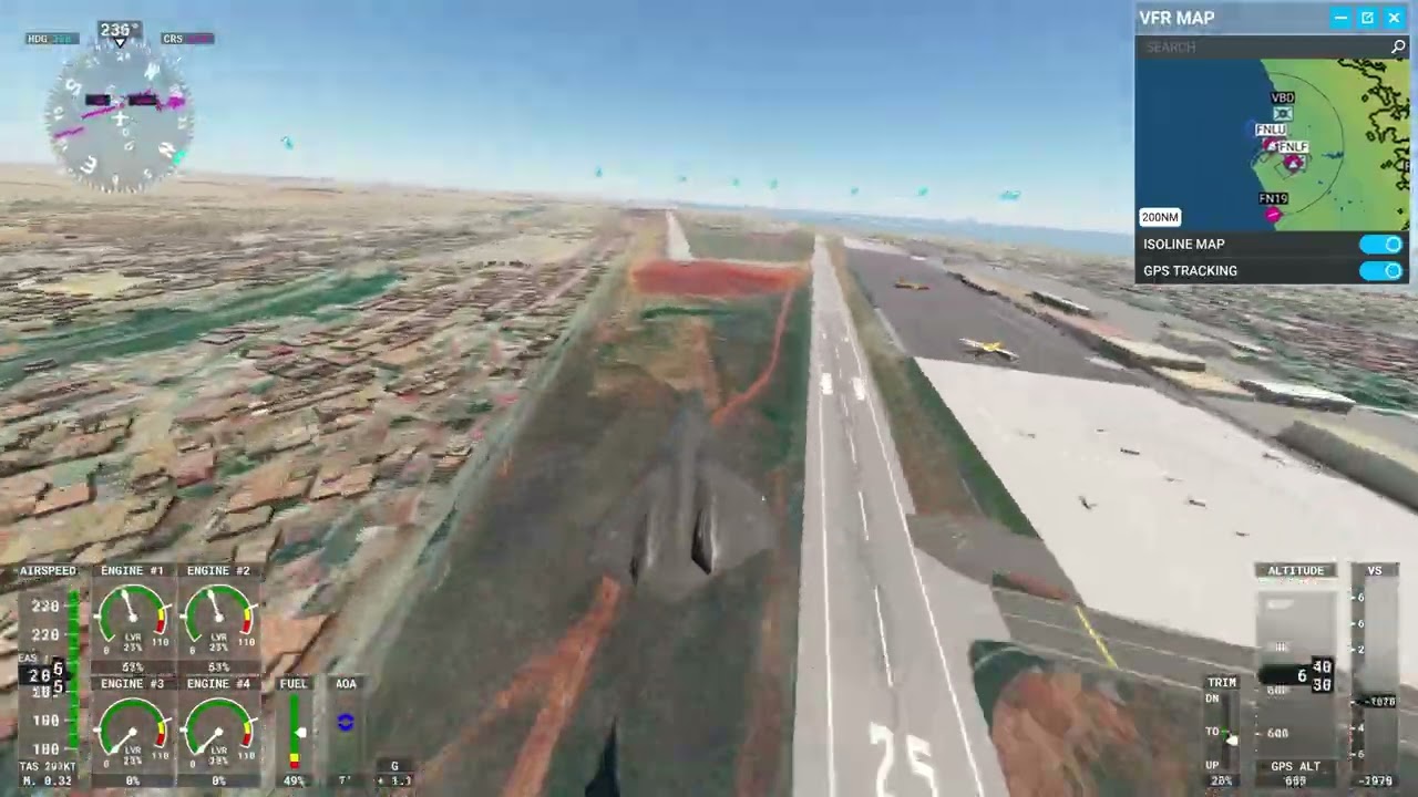 MSFS 2020 Darkstar from Angola, Luanda, Luanda to 4th (9070XT) 8X