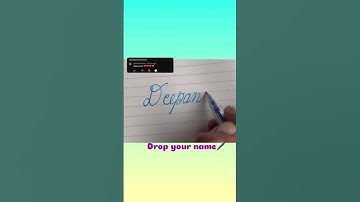 Deepanshi❤️in cursive #handwriting #signature #calligrphylearning #art #cursivewriting #name #shorts