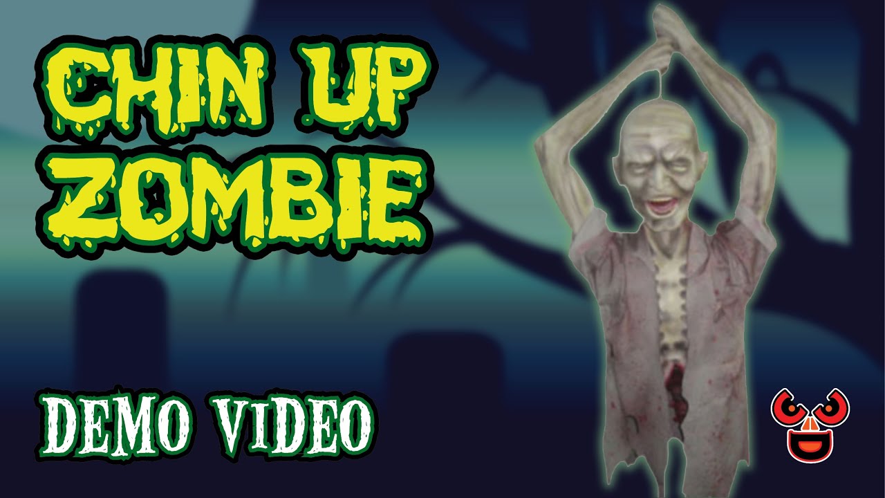 Zombie Chinup — Spirit Halloween 2008 — Spooky Express - YouTube