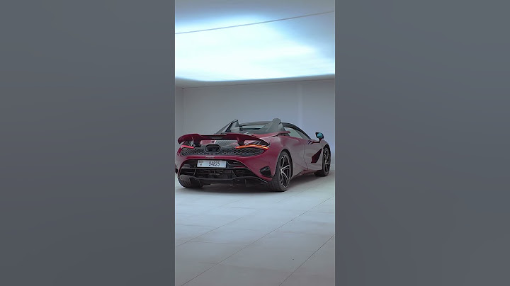 McLaren 750S Spider Rental in Dubai | VIP Rent A Car