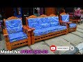 Latest pineapple design wood sofa set model in popular furnitures bangalore