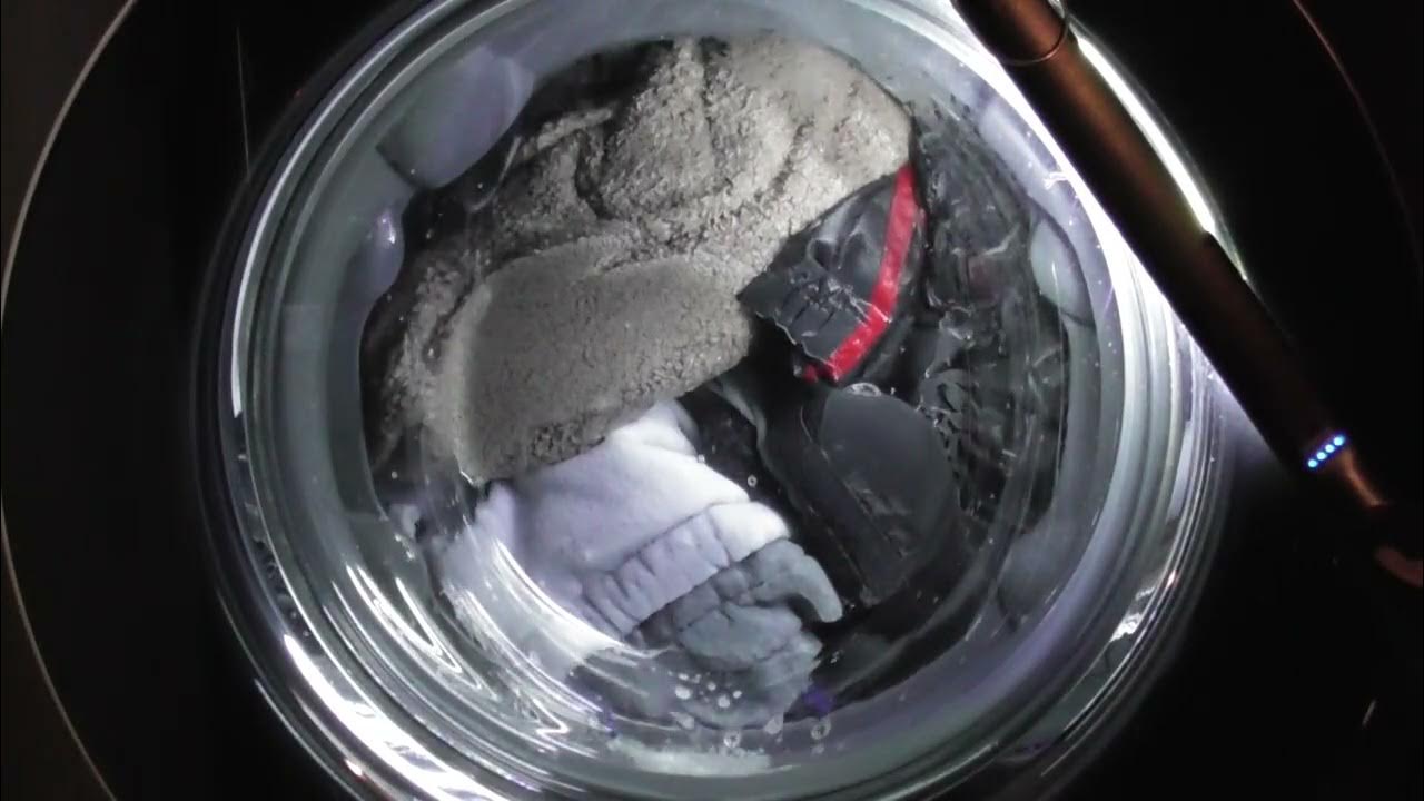 LG AiDD Steam Washer, Unbalanced load test (Requested) YouTube