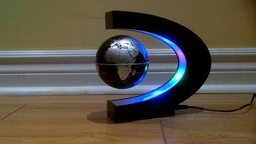 Review of the C shape LED World Map Magnetic Floating Globe