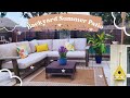 Elegant summer backyard patio makeover 2023 modern aesthetic farmhouse summer patio decor 2023