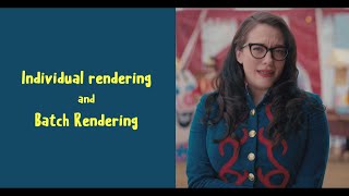 Individual rendering of clips and batch rendering | sony vegas tutorial