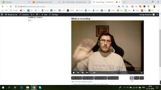 Wordpress plugin for video recording