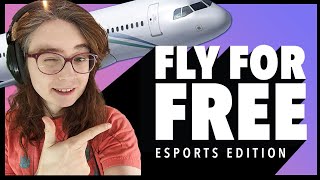 FLY to TOURNAMENTS for Free! Points & Miles for esports professionals screenshot 2