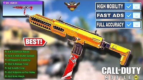 Best QXR  Loadout ! its TAKING OVER | Call Of Duty: Mobile | Season 11 NEW LOADOUT