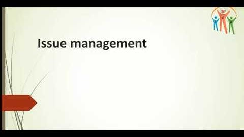 issue management