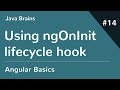 Angular 6 Basics 14 - Using ngOnInit Lifecycle hook