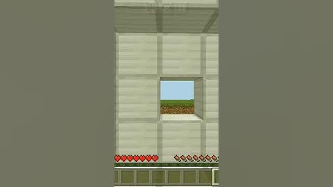 Minecraft 3 By 3 Door (With Command Blocks) #minecraft #bedrock #edition #3by3 #door