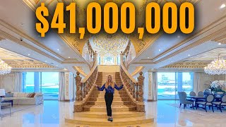 Touring $41,000,000 Greek Palace Mansion in VIP Dubai Palm Jumeirah! 🏰