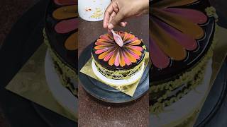 Orange Multi Colour Chocochips #cake #youtube #short #chocolate #rainbow #ytshorts #usa
