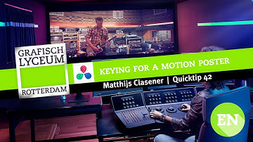 QuickTip 42 | Keying a green screen in DaVinci Resolve 14 to make a Motion Poster