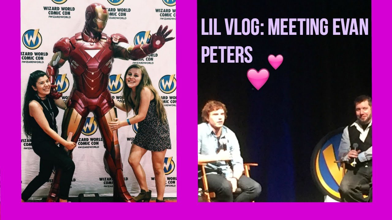 lil vlog: meeting evan peters & the experience.